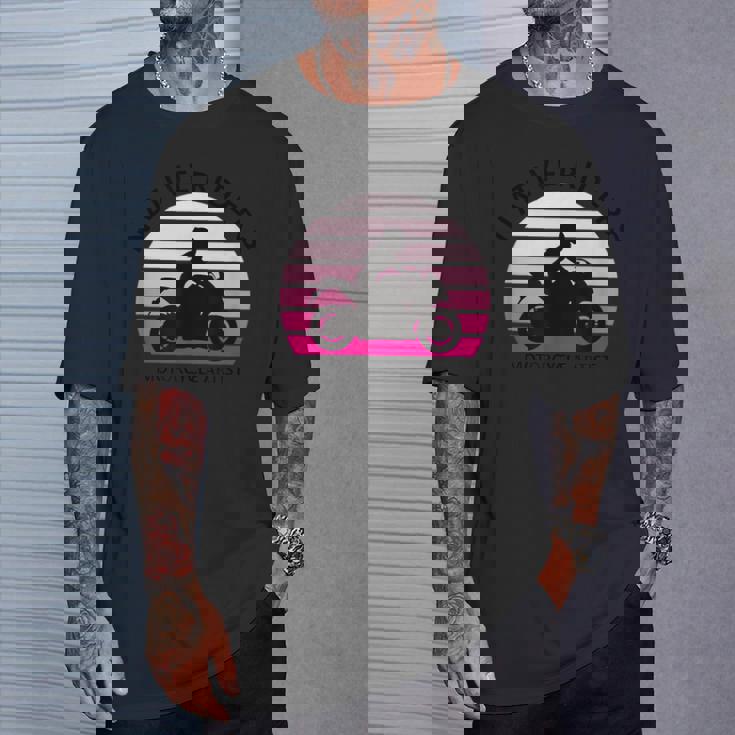 バイク おしゃれ フルカウル レディー オートバイ ツーリング ガール ライダー Tシャツ 彼への贈り物