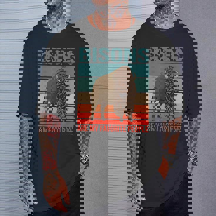 バイソン私の好きな人たち ウィズエント バイソン Tシャツ 彼への贈り物