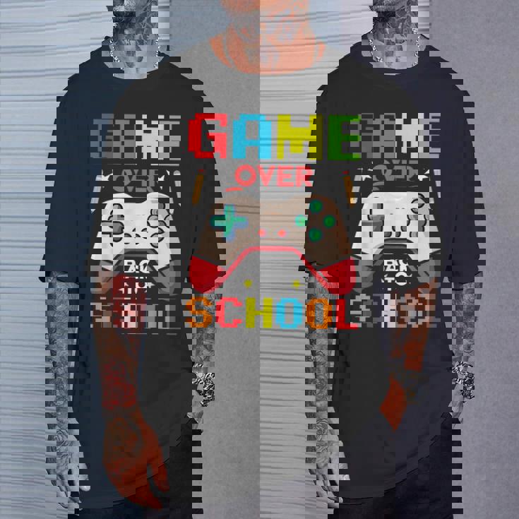 バック・トゥ・スクール-ゲームオーバーバック・トゥ・スクール Tシャツ 彼への贈り物