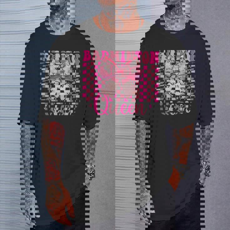 バドミントン クイーン プレイヤー 女の子 ママ 母の日 コケット リボン Tシャツ 彼への贈り物