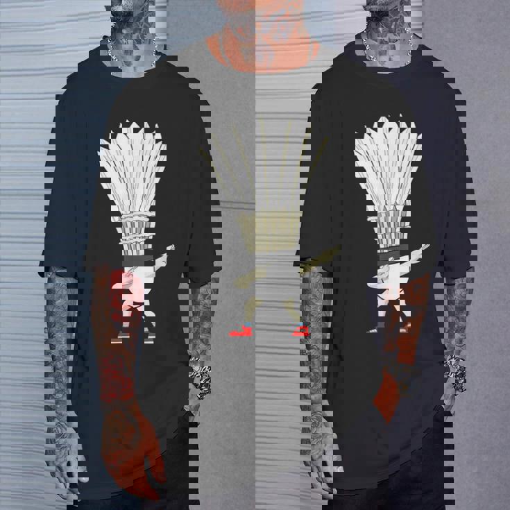 バドミントン ダビングシャトルコック バーディーボーイ バドミントン Tシャツ 彼への贈り物