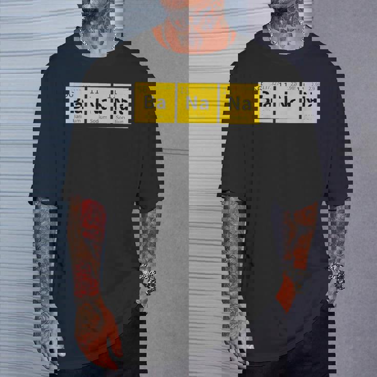 バナナおかしい化学元素周期表食品科学 Tシャツ 彼への贈り物