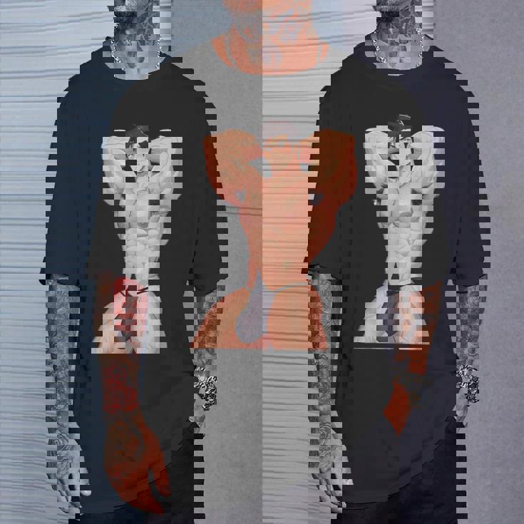 バラタイディーズ バラゾク セクシー ゲイ 男性 アート エロ 膨らみ やおい Tシャツ 彼への贈り物