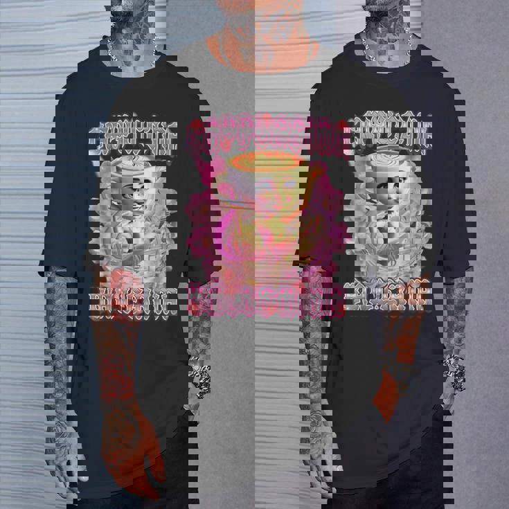 バレリーナ カプチーナ Ai ジェネラーレ イタリアンキャラクター ブレイン Tシャツ 彼への贈り物