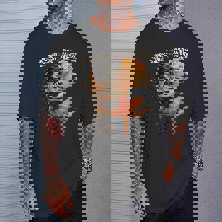 バレリーナ カプチーナ カプチーノ アサシーノ イタリアン ブレイン Tシャツ 彼への贈り物