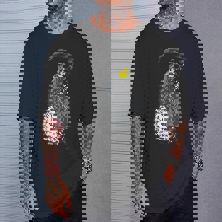 バンクシーの死神時計 Tシャツ 彼への贈り物