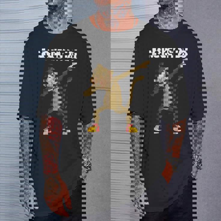 パパ・ゴリラ猿 チンパンジー 動物 かわいい猿 ギフト Tシャツ 彼への贈り物