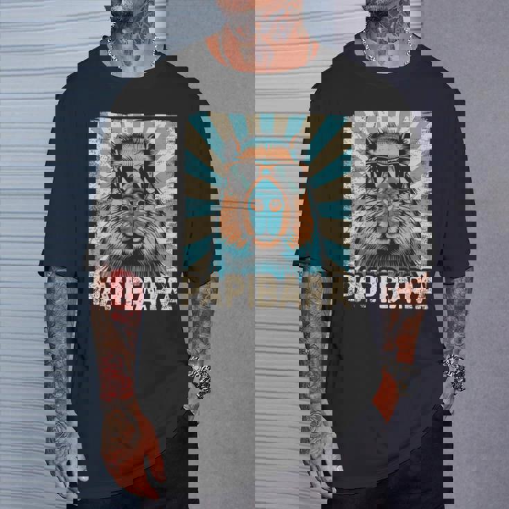 パピバラ おもしろカピバラ 最高のお父さん 父の日 カピバラ Tシャツ 彼への贈り物