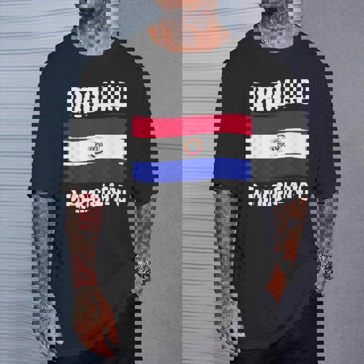 パラグアイプライド パラグアイ国旗 Orgullo Paraguayo Tシャツ 彼への贈り物