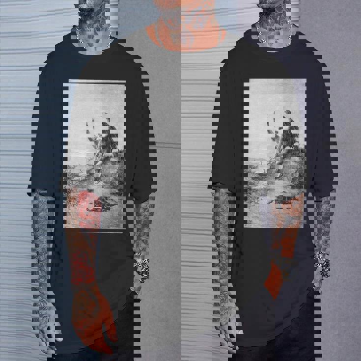 パラダイス・ロスト「多くの迷宮で」ギュスターヴ・ドレ アート Tシャツ 彼への贈り物