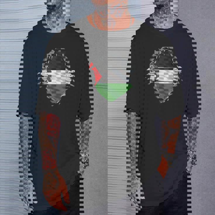 パレスチナシャツ パレスチナ国旗 アラビアのルーツ 遺産 Dna Tシャツ 彼への贈り物