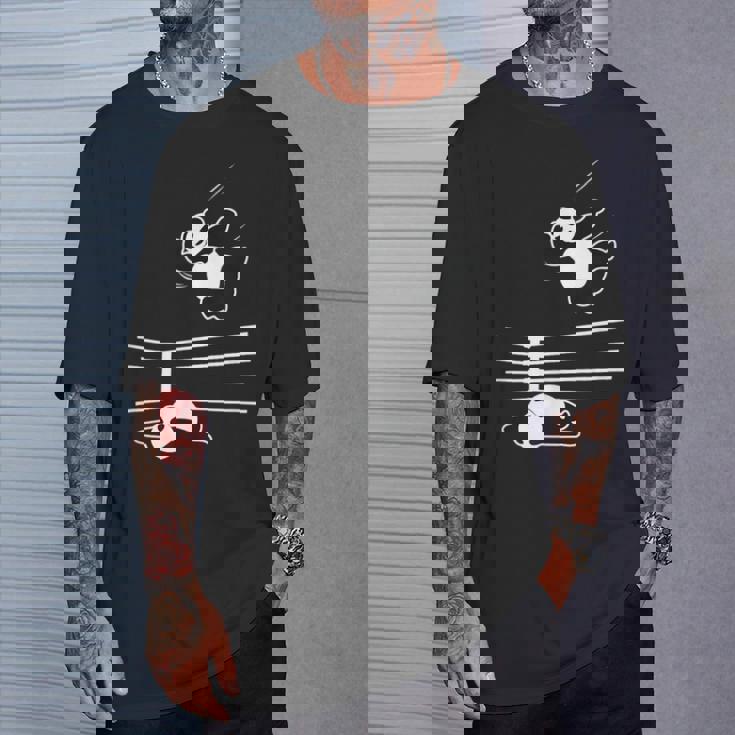 パンダ ベア レスラー レスリング グラップリング Tシャツ 彼への贈り物