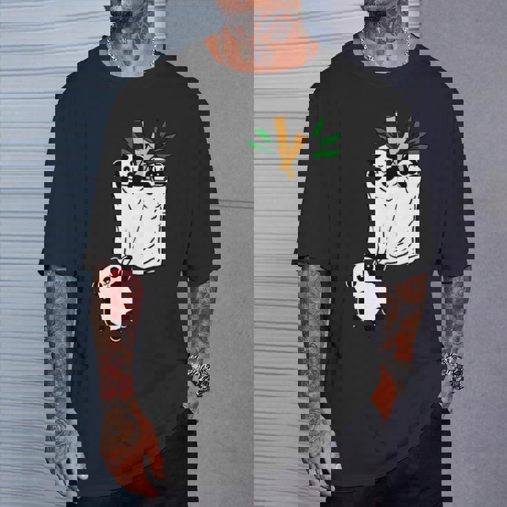 パンダのポケットに入ったパンダ Tシャツ 彼への贈り物