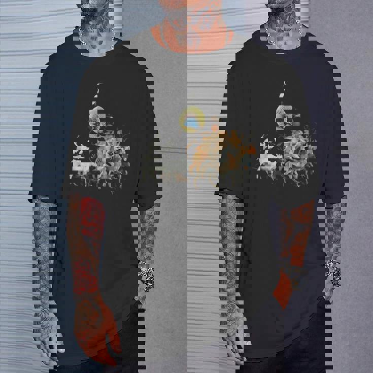 ヒエロニムス・ボッシュ 地球の喜びの庭 Tシャツ 彼への贈り物