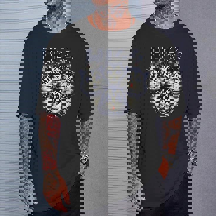 ヒス・ファニー・キャッツ・キトンズ・ロック・ロッキン Tシャツ 彼への贈り物