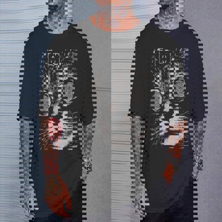 ヒップホップ Y2k Hip Hop Cat ヴィンテージ ヒップスター レトロ エッジの効いたストリートウェア 猫 Tシャツ 彼への贈り物