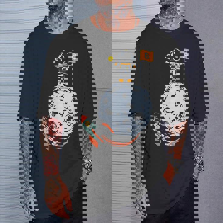 ビットコイン・ザ・ムーン・クリプト Tシャツ 彼への贈り物