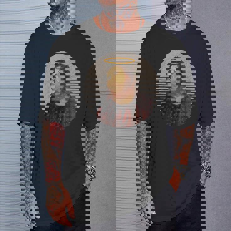 ビバ・ラ・レスタウラシオン・ジーザス・フレスコ・レストレーション・フェイル・ミーム Tシャツ 彼への贈り物