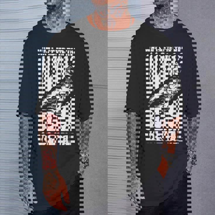 ビーチバレー選手の言葉 Tシャツ 彼への贈り物