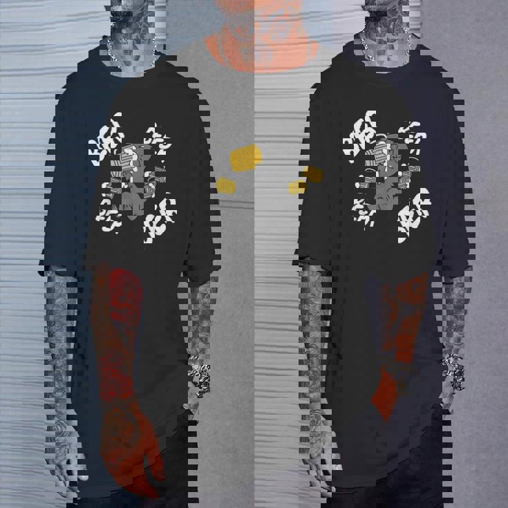 ビールシュナウザー犬 Tシャツ 彼への贈り物