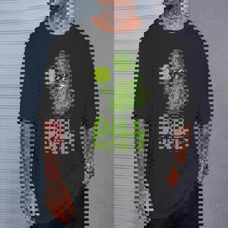 ピクルス ピックルボール キュウリ ベジタリアン ディル With It メンズ レディース Tシャツ 彼への贈り物