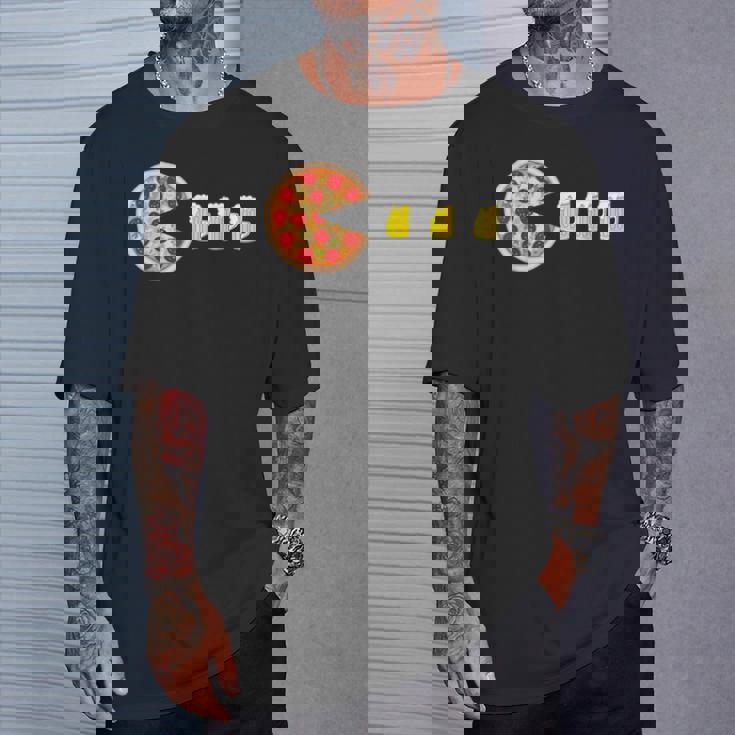 ピザとビール 楽しいピザ ナイトゲーマー ピザ Tシャツ 彼への贈り物