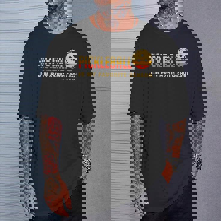 ピックルボールは私の好きな季節 面白いピックルボール Tシャツ 彼への贈り物