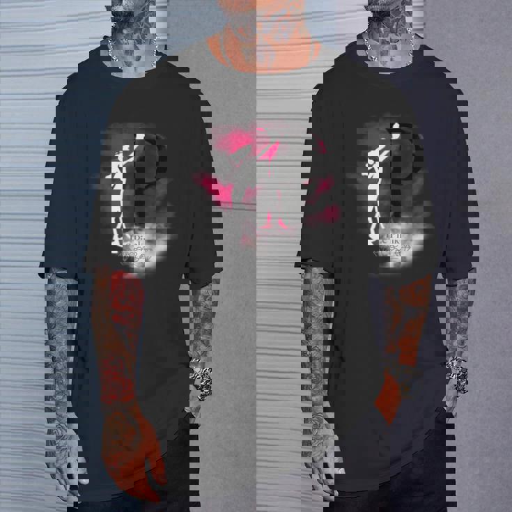 ピンクパンサー ル ピンクシルエット 霧の中 Tシャツ 彼への贈り物