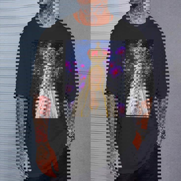 ファティマの聖母、聖母マリア、聖母、聖マリア Tシャツ 彼への贈り物