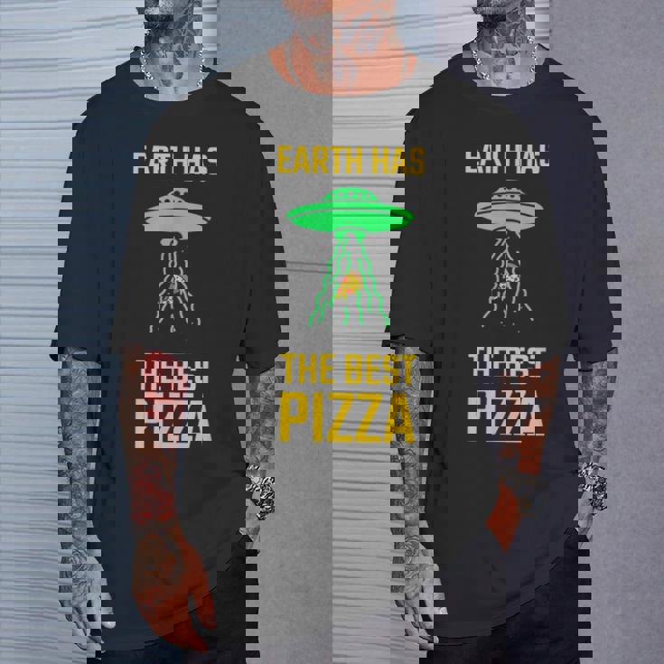 ファニー Ufoピザスペース 宇宙人 地球外生物 Tシャツ 彼への贈り物