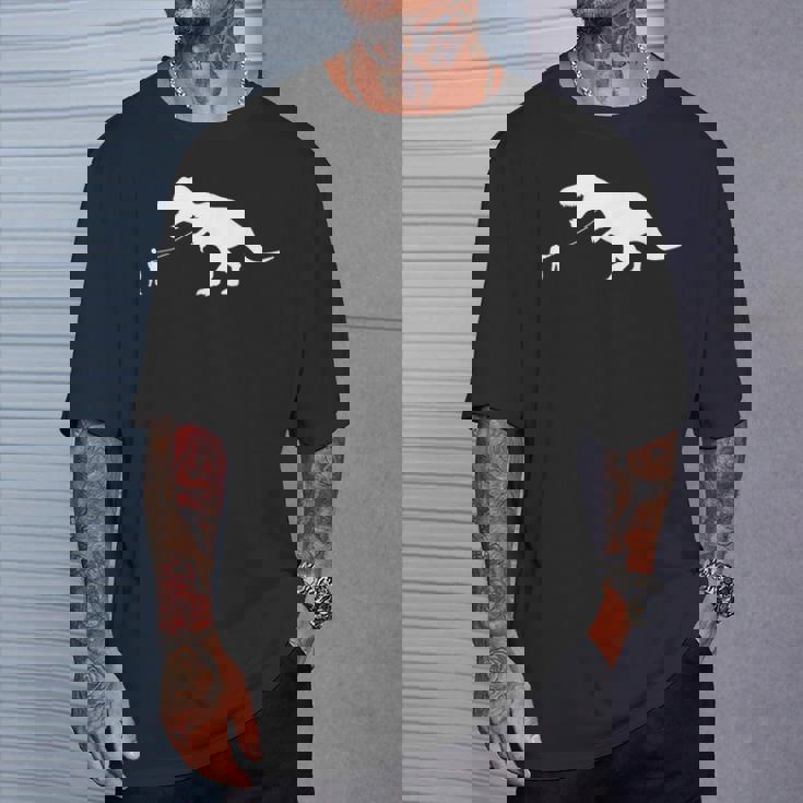 ファニーt-Rex ウォーキング恐竜 ティラノサウルスレックス Tシャツ 彼への贈り物