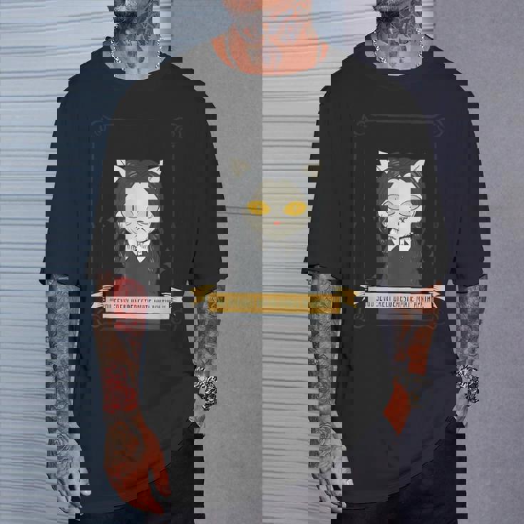 ファニー・キャット・ウェンズデー Tシャツ 彼への贈り物