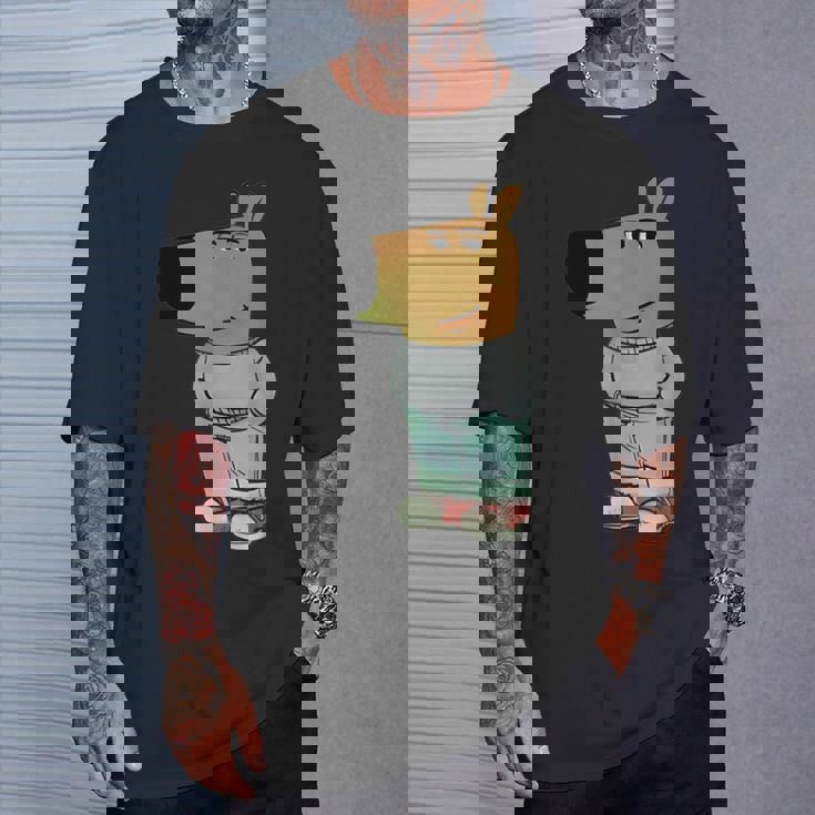 ファニー・ジェネ・アルファ・チル・ガイ・ミーム・ドッグ・クール・インターネット・ステートメント Tシャツ 彼への贈り物