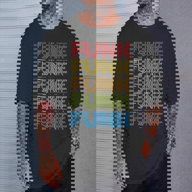 ファンキー70年代80年代レトロオールドスクールファンク Tシャツ 彼への贈り物