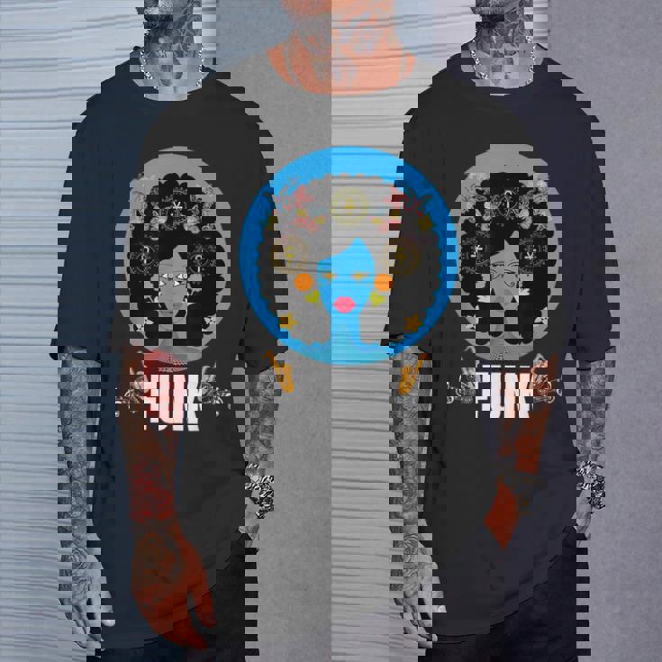 ファンク ソウルフル・ジャズ カラフル・ミュージック Tシャツ 彼への贈り物