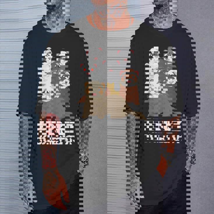 フェレット コレクター ファニー フェレット 恋人 Tシャツ 彼への贈り物