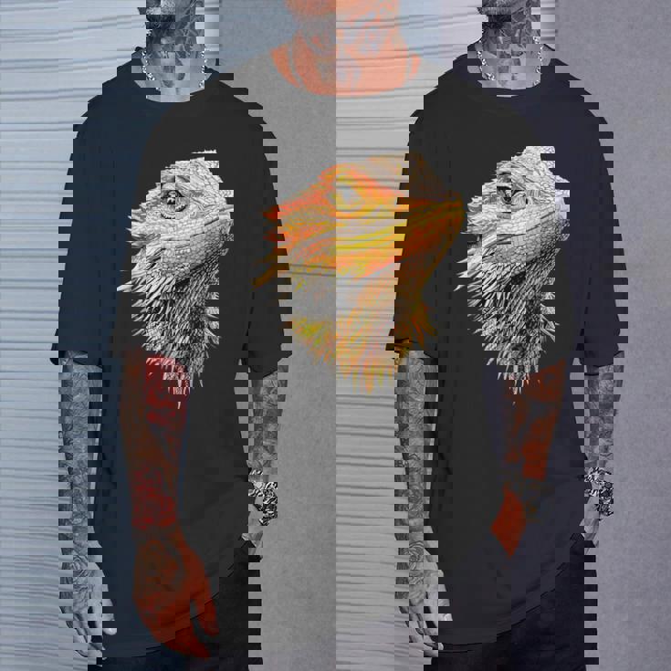 フトアゴヒゲトカゲ ポゴナ フトアゴヒゲトカゲ かわいいフトアゴヒゲトカゲ Tシャツ 彼への贈り物