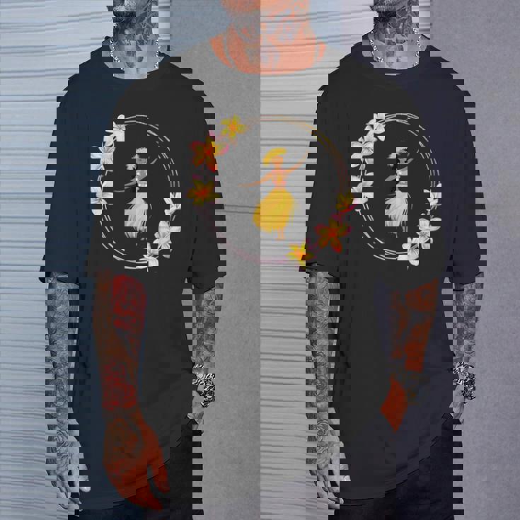 フラダンサー プルメリアリング ハワイ Tシャツ 彼への贈り物