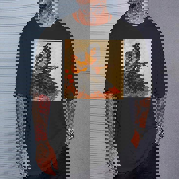 フラメンコダンサー セビリア Espana フラメンコ愛好家 スペインアート Tシャツ 彼への贈り物