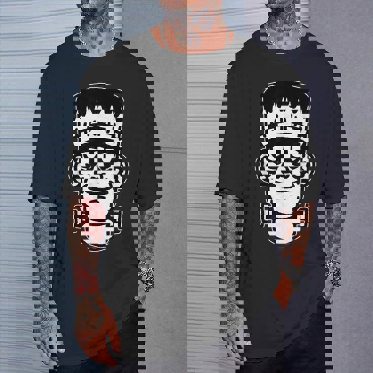 フランケンシュタイン モンスター ブラックワーク Tシャツ 彼への贈り物