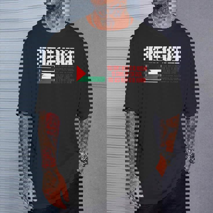 フリーガザ セーブガザ フリーパレスチナ パレスチナ Tシャツ 彼への贈り物