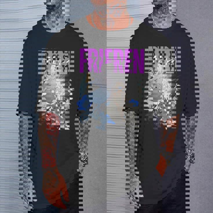 フリーレンと一緒にネモフィラの花園でくつろぐ時間。 Tシャツ 彼への贈り物