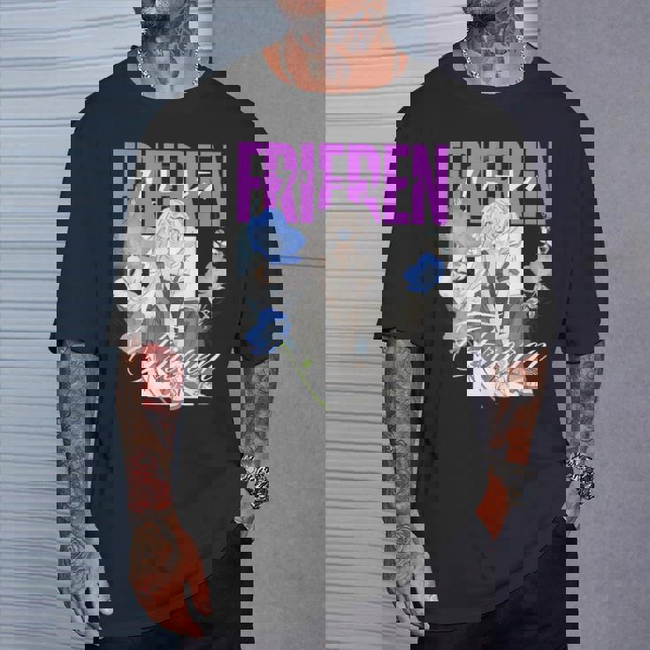 フリーレンと一緒にネモフィラの花園で冷やす時間 Tシャツ 彼への贈り物