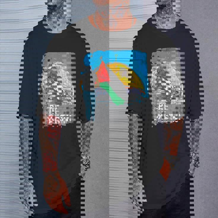 フリー・パレスチナ セーブ・ガザ Tシャツ 彼への贈り物