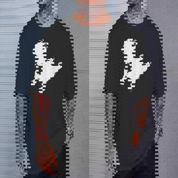 フレンチブルドッグ ヨガポーズシャツ 愛のハートフレンチギフト付き Tシャツ 彼への贈り物