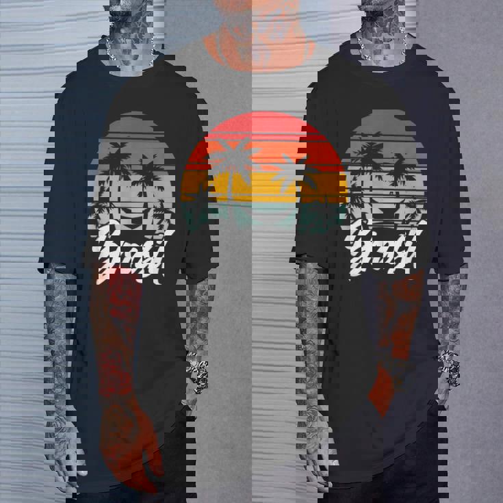 ブラジル ヴィンテージ バケーション ビーチ 海 夏 ブラジル Tシャツ 彼への贈り物