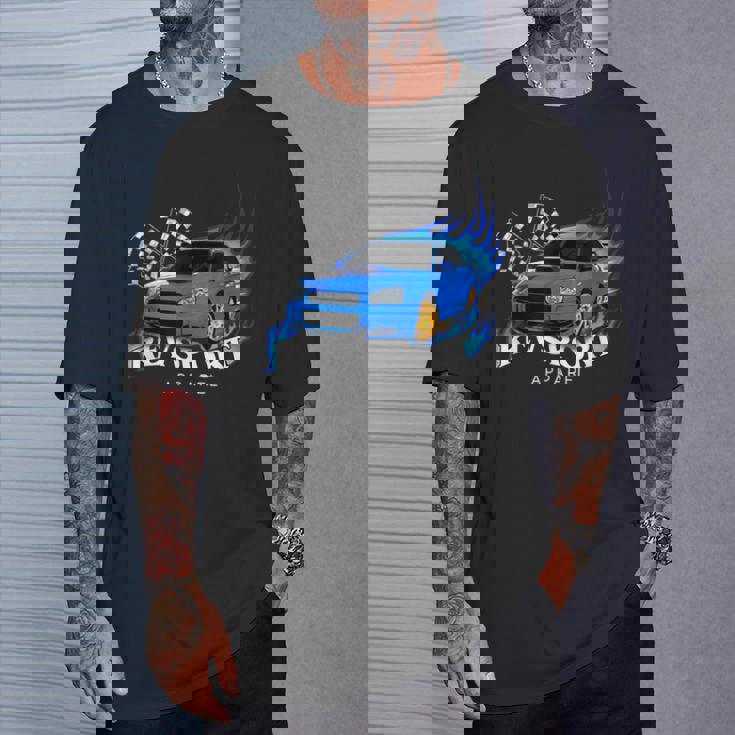 ブルー WrxSti Tシャツ 彼への贈り物