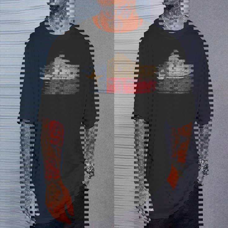 プラウドテキサスフラッグヴィンテージアラモ Tシャツ 彼への贈り物