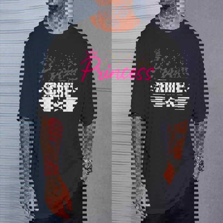 プリンセスセキュリティ面白いグラフィックハロウィーン Tシャツ 彼への贈り物