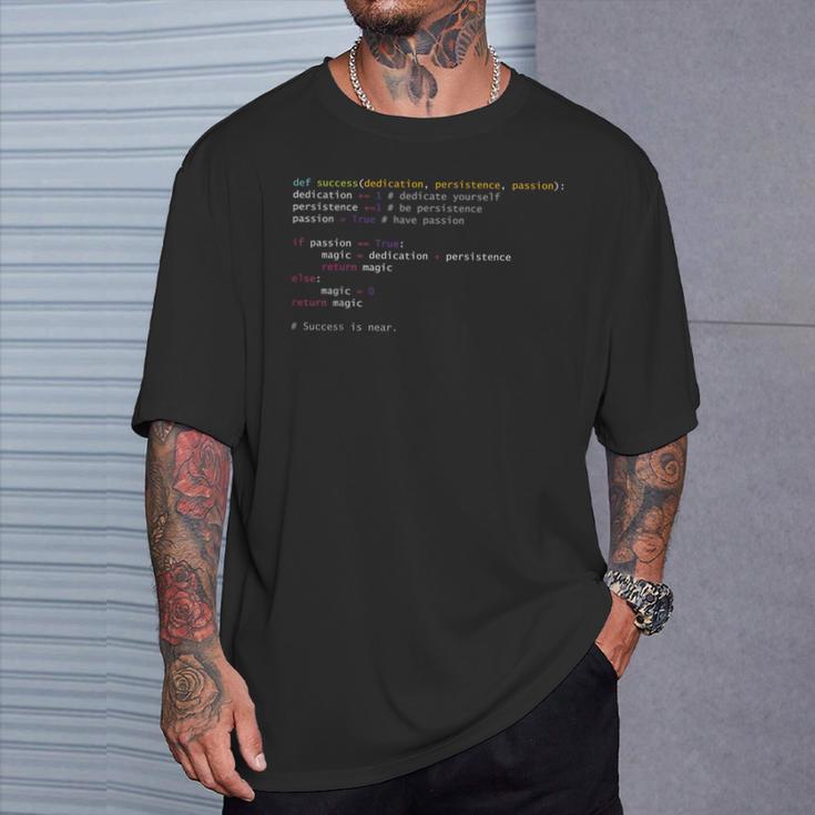 プログラミングシンタックス パイソンコード コンピューター ギーク コーディングギフト Tシャツ 彼への贈り物